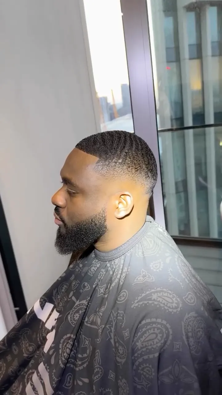 Beard sculpt and fade