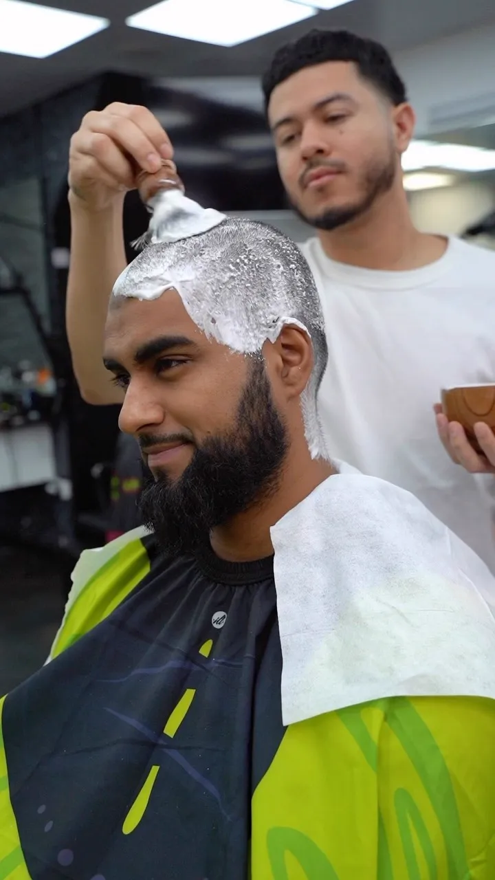 Hot towel shave