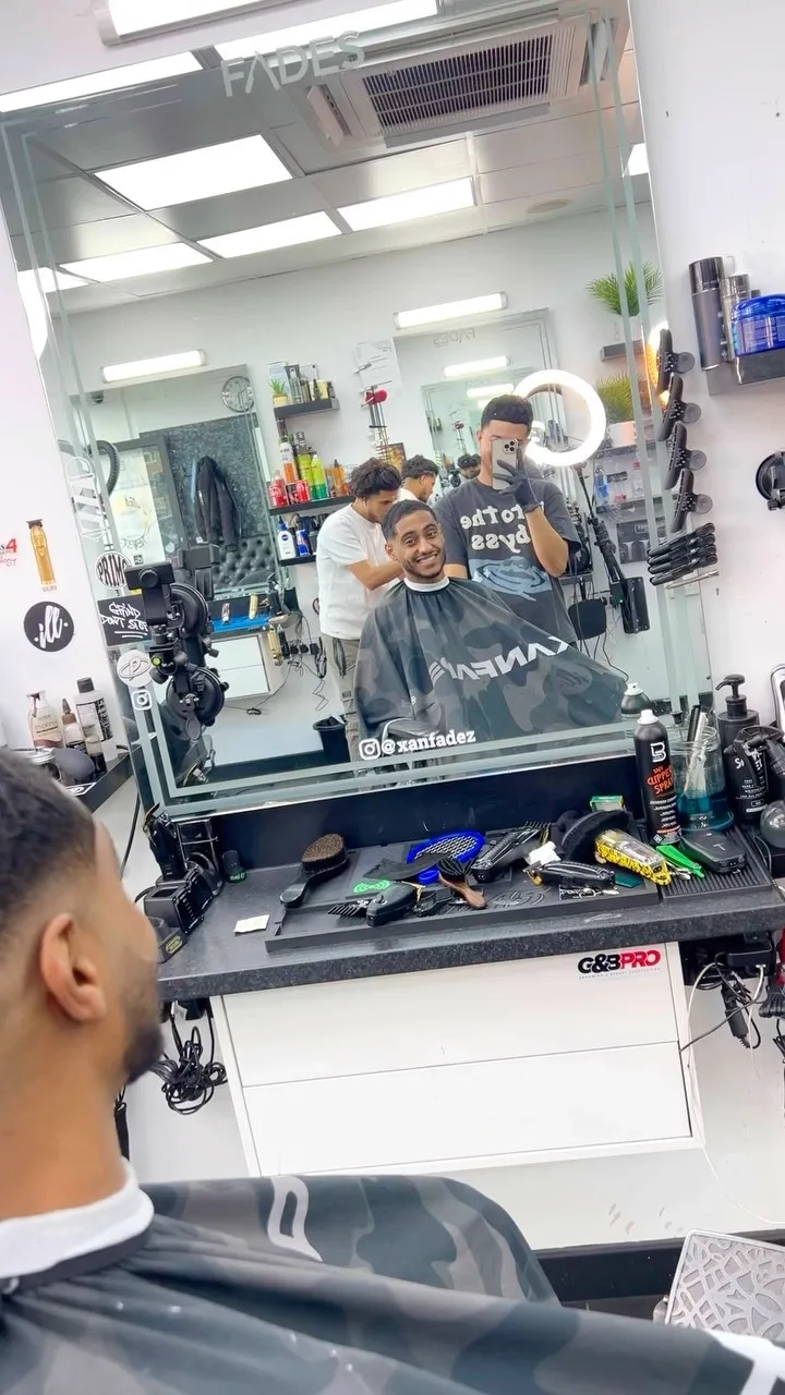 822 Studios barbershop floor