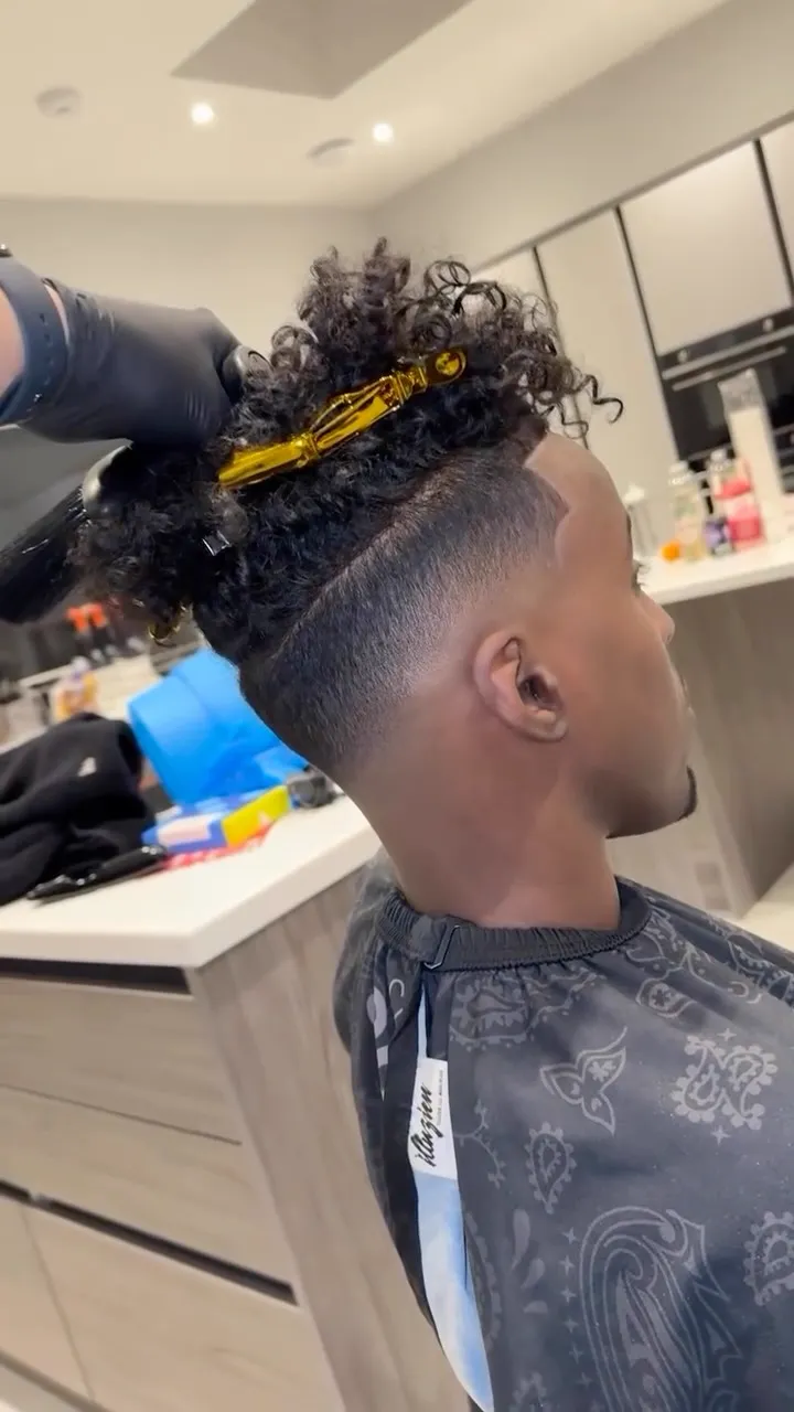 High top with fade